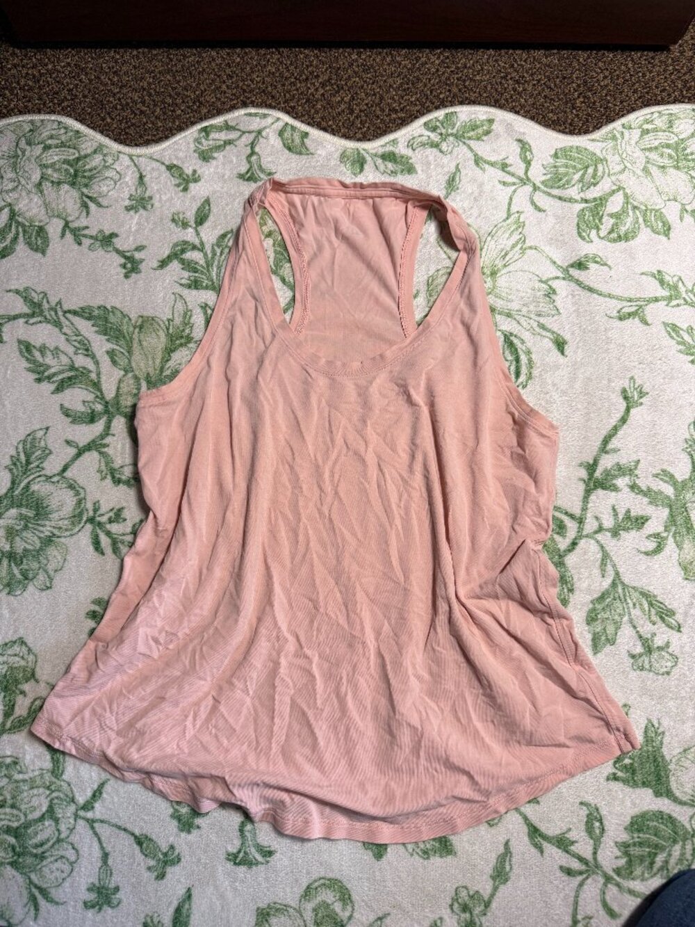 lululemon athletic tank top. Pale pink.